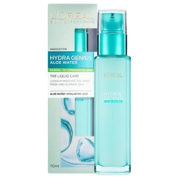 L'Oreal Paris Hydra Genius Hydrating Cream, Aloe Water - All skin, 70m