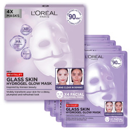 L'Oreal Paris Glass Skin Hydrogel Sheet Face Masks Korean Inspired – 4