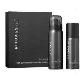 Rituals - Homme gift set for men: bath foam 50 ml + deodorant spray 50