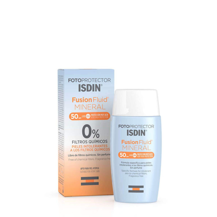 Fotoprotector ISDIN Fusion Fluid SPF 50+ – Facial Sunscreen Mattifying