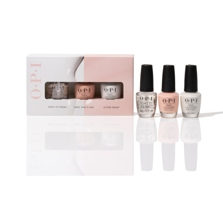 OPI Nail Lacquer French Manicure Kit Gift Set - Including Start To Fin